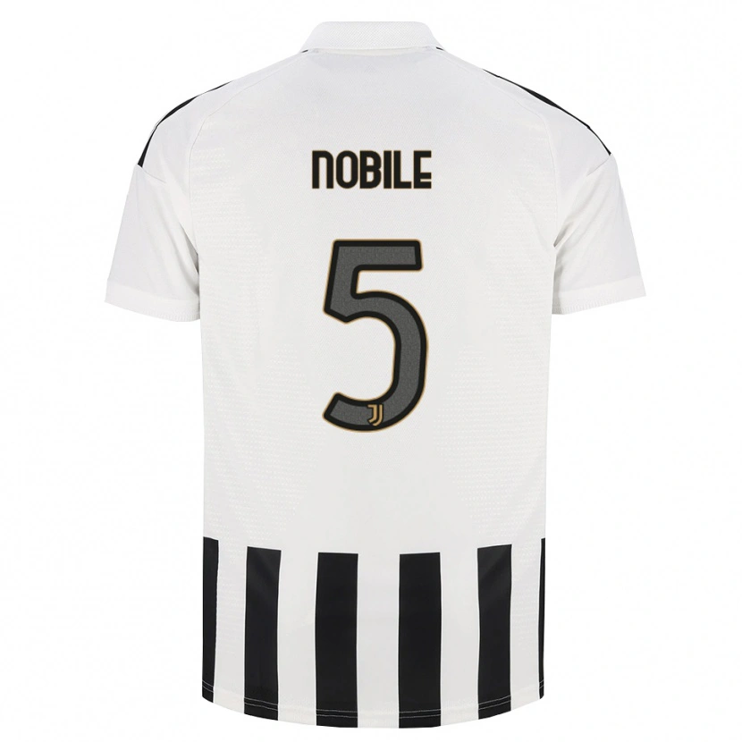 Danxen Donna Maglia Riccardo Nobile #5 Nero Bianco Marrone Kit Gara Home 2026/27 Maglietta