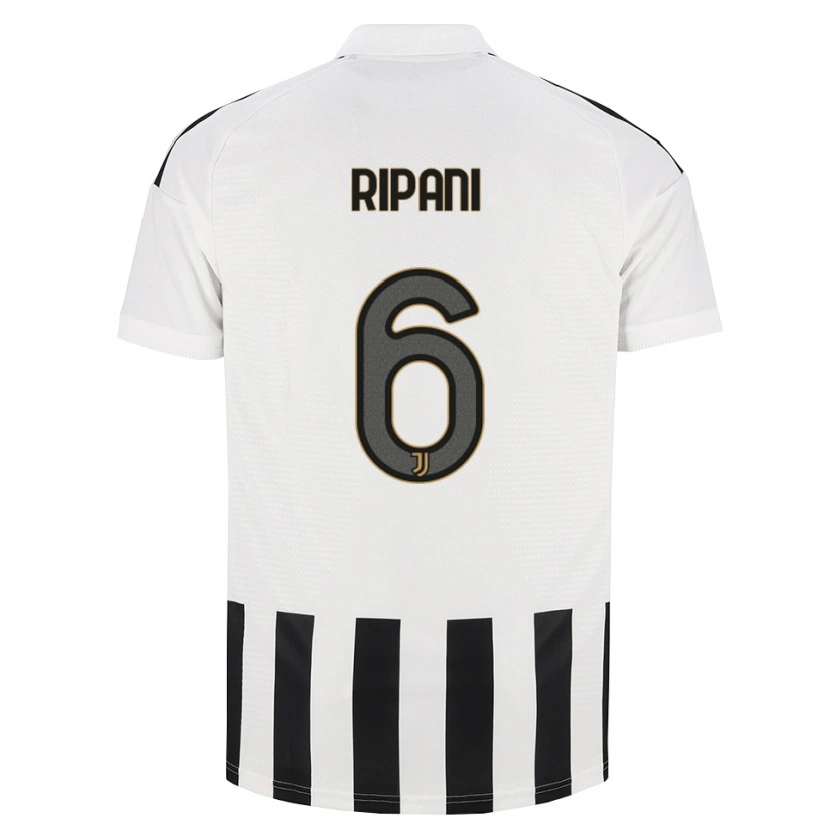 Danxen Donna Maglia Diego Ripani #6 Nero Bianco Marrone Kit Gara Home 2026/27 Maglietta