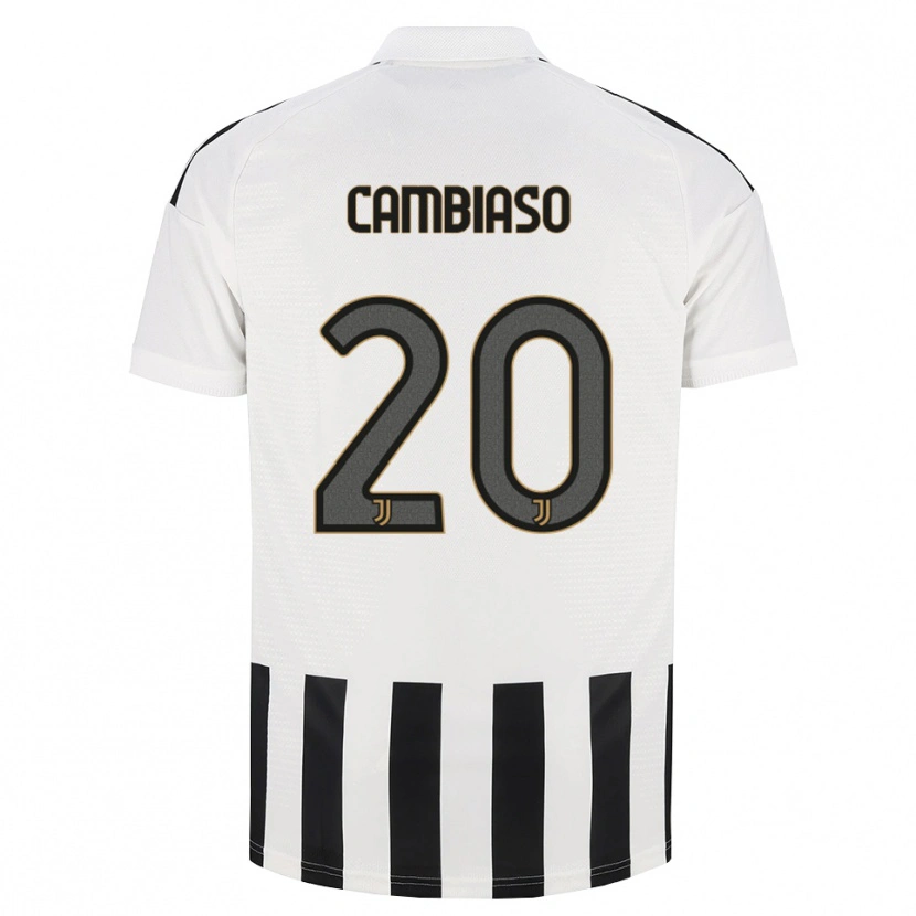 Danxen Donna Maglia Andrea Cambiaso #20 Nero Bianco Marrone Kit Gara Home 2026/27 Maglietta