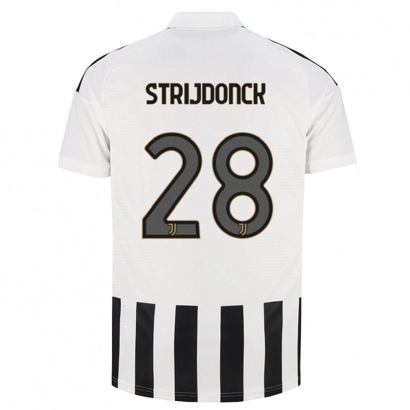 Danxen Donna Maglia Bayron Strijdonck #28 Nero Bianco Marrone Kit Gara Home 2026/27 Maglietta