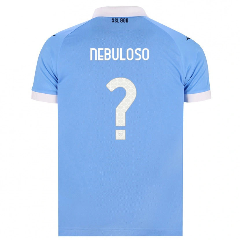 Danxen Donna Maglia Giulio Nebuloso #0 Azzurro Nero Bianco Kit Gara Home 2026/27 Maglietta