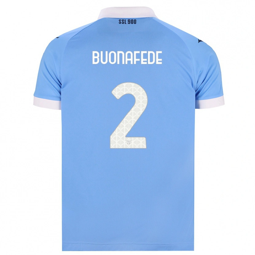 Danxen Donna Maglia Tommaso Buonafede #2 Azzurro Nero Bianco Kit Gara Home 2026/27 Maglietta