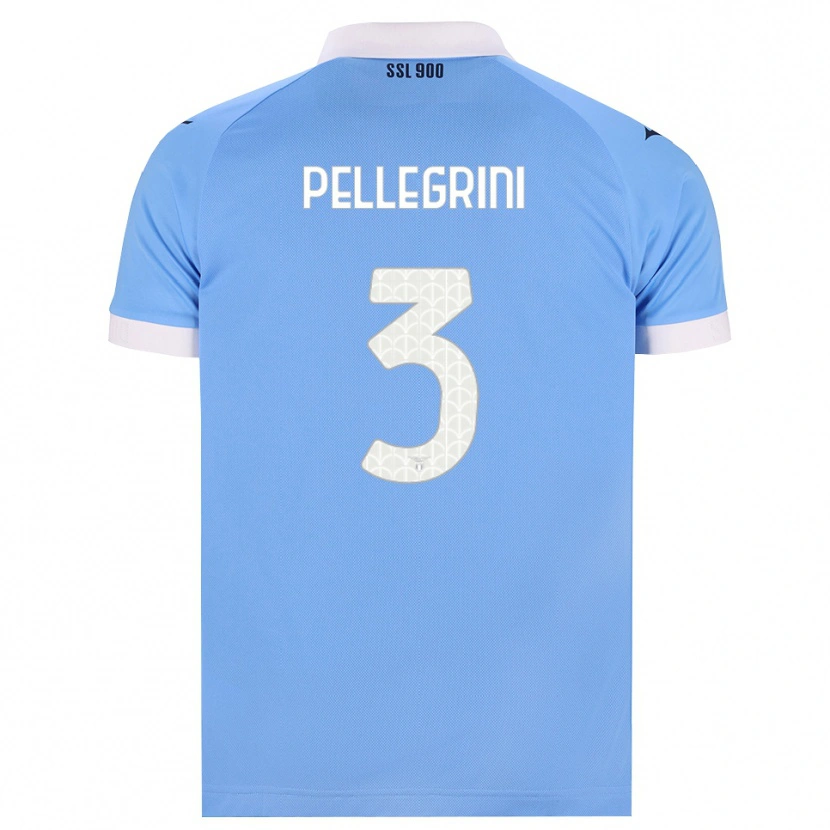 Danxen Donna Maglia Luca Pellegrini #3 Azzurro Nero Bianco Kit Gara Home 2026/27 Maglietta