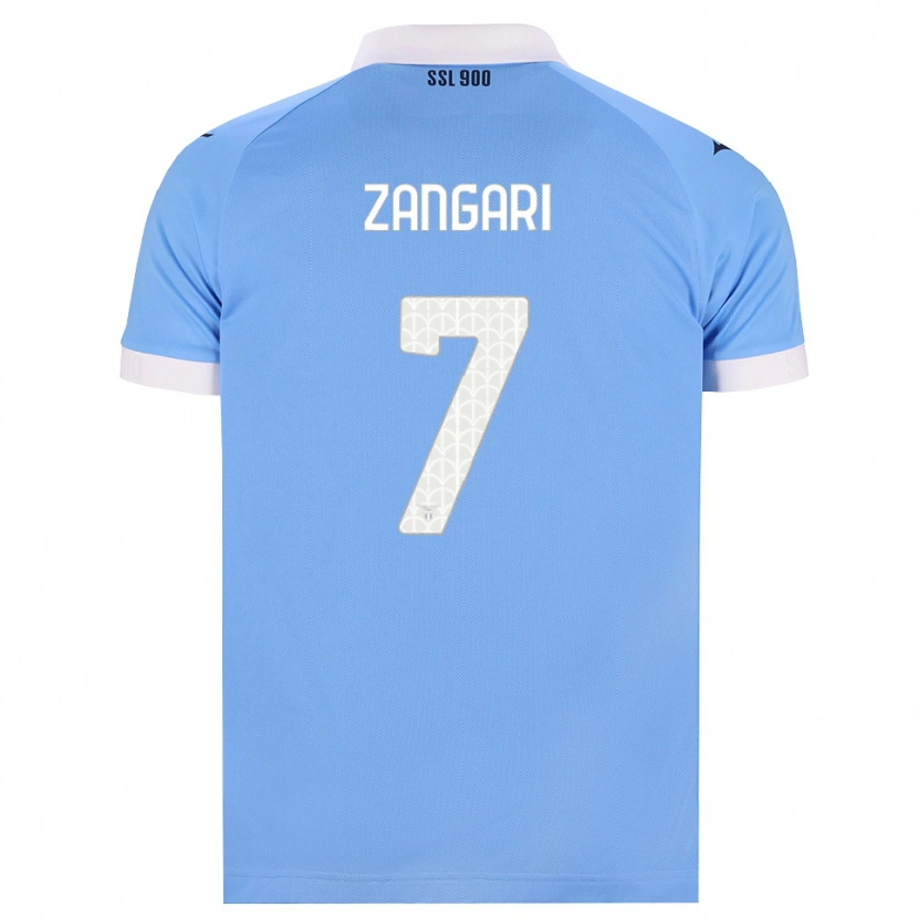 Danxen Donna Maglia Vincenzo Zangari #7 Azzurro Nero Bianco Kit Gara Home 2026/27 Maglietta
