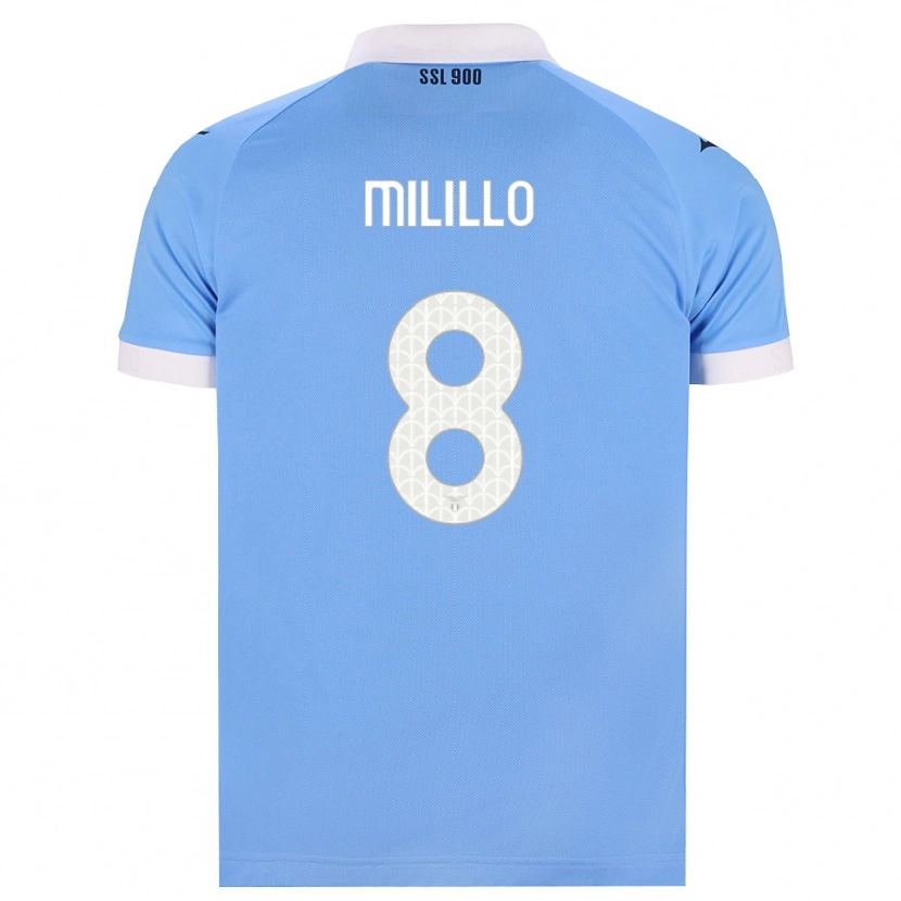 Danxen Donna Maglia Flavio Milillo #8 Azzurro Nero Bianco Kit Gara Home 2026/27 Maglietta