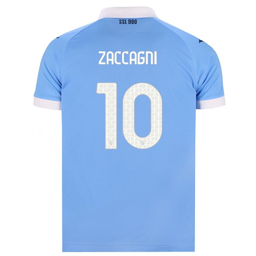 Danxen Donna Maglia Mattia Zaccagni #10 Azzurro Nero Bianco Kit Gara Home 2026/27 Maglietta