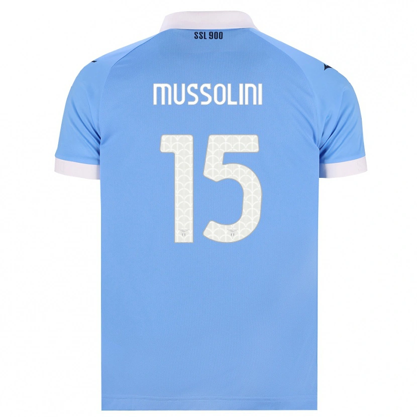 Danxen Donna Maglia Romano Floriani Mussolini #15 Azzurro Nero Bianco Kit Gara Home 2026/27 Maglietta