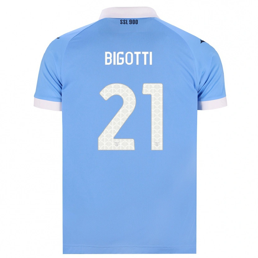Danxen Donna Maglia Massimo Bigotti #21 Azzurro Nero Bianco Kit Gara Home 2026/27 Maglietta