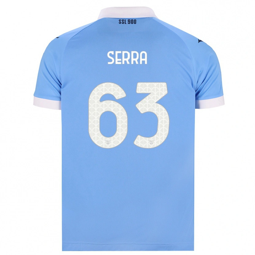 Danxen Donna Maglia Federico Serra #63 Azzurro Nero Bianco Kit Gara Home 2026/27 Maglietta