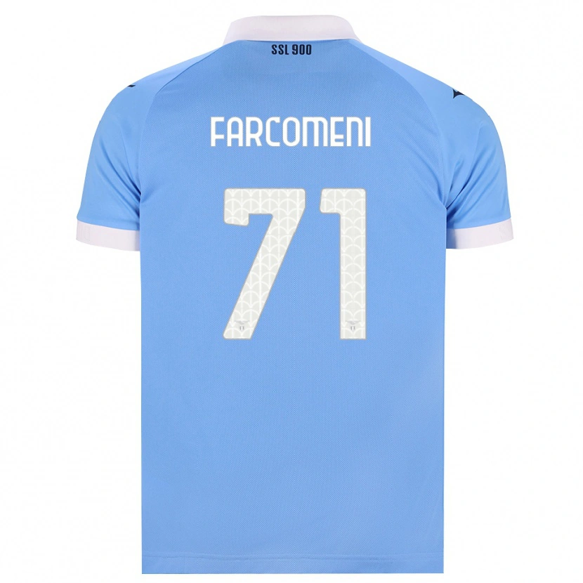 Danxen Donna Maglia Valerio Farcomeni #71 Azzurro Nero Bianco Kit Gara Home 2026/27 Maglietta
