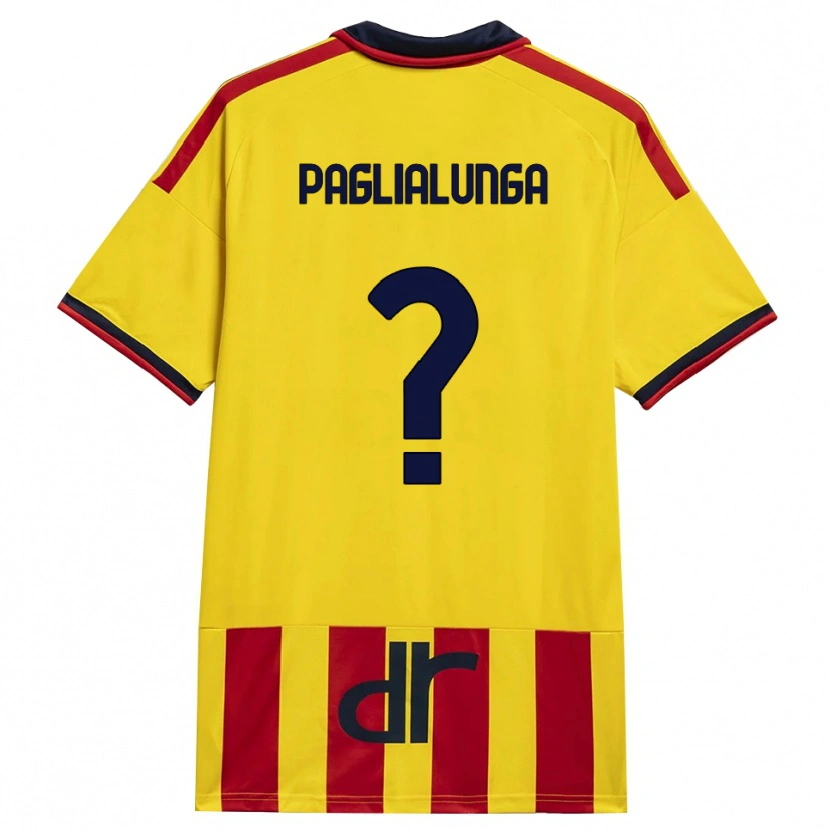 Danxen Donna Maglia Robert Paglialunga #0 Giallo Rosso Kit Gara Home 2026/27 Maglietta