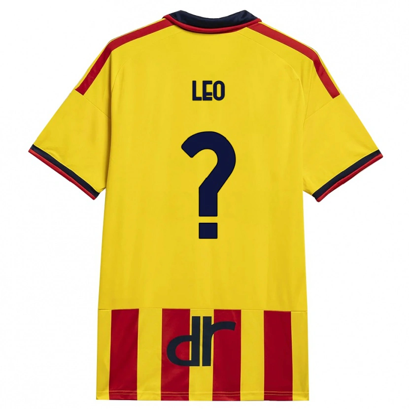 Danxen Donna Maglia Giulio Leo #0 Giallo Rosso Kit Gara Home 2026/27 Maglietta