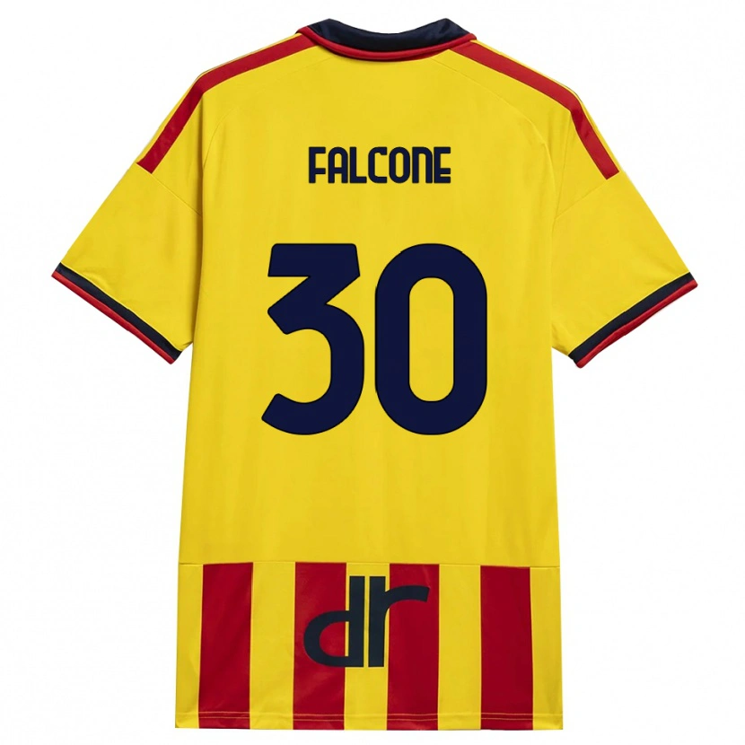 Danxen Donna Maglia Wladimiro Falcone #30 Giallo Rosso Kit Gara Home 2026/27 Maglietta