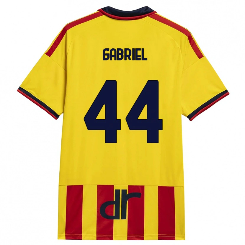 Danxen Donna Maglia Tiago Gabriel #44 Giallo Rosso Kit Gara Home 2026/27 Maglietta