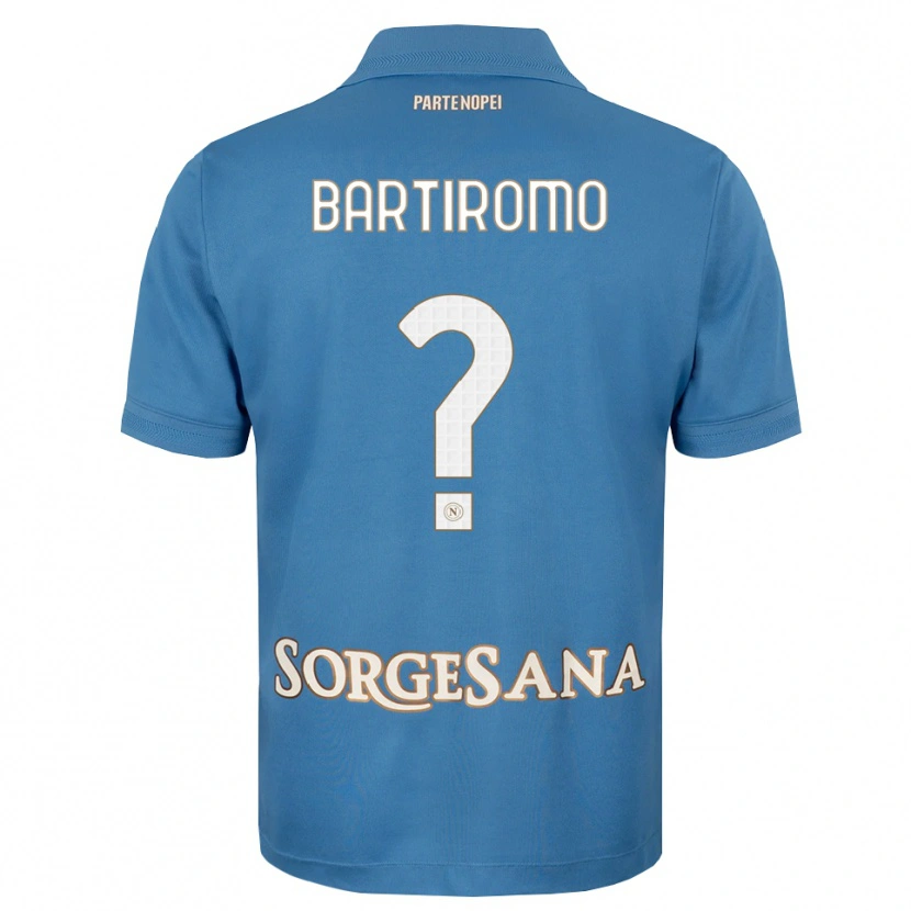 Danxen Donna Maglia Niccolo Bartiromo #0 Blu Foschia Bianco Kit Gara Home 2026/27 Maglietta