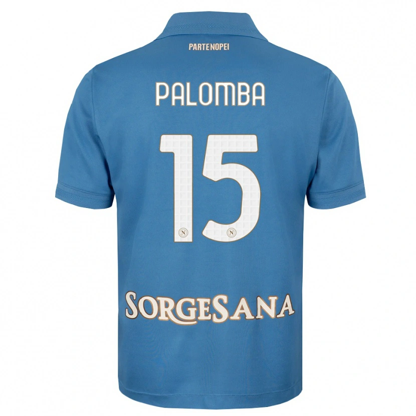 Danxen Donna Maglia Fabio Palomba #15 Blu Foschia Bianco Kit Gara Home 2026/27 Maglietta