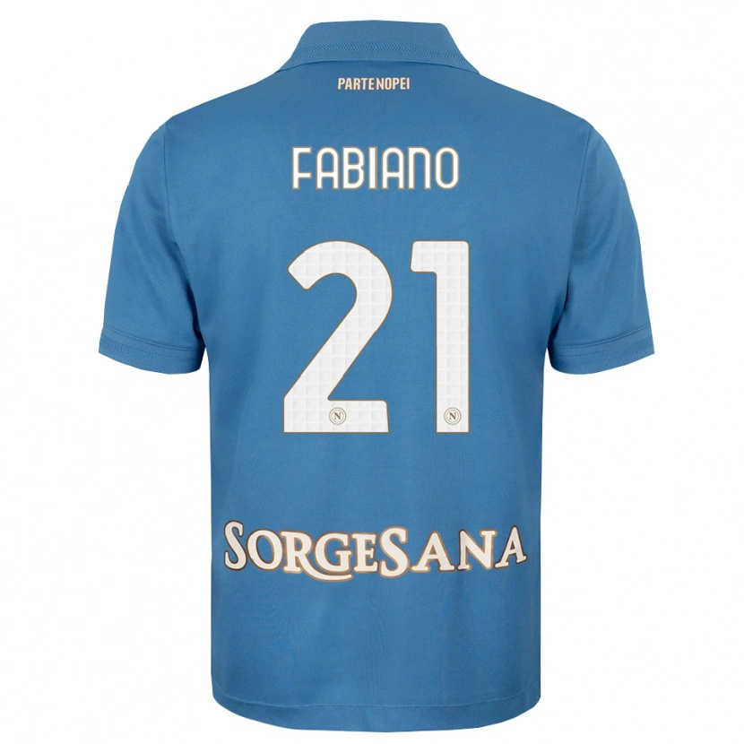 Danxen Donna Maglia Francesca Fabiano #21 Blu Foschia Bianco Kit Gara Home 2026/27 Maglietta