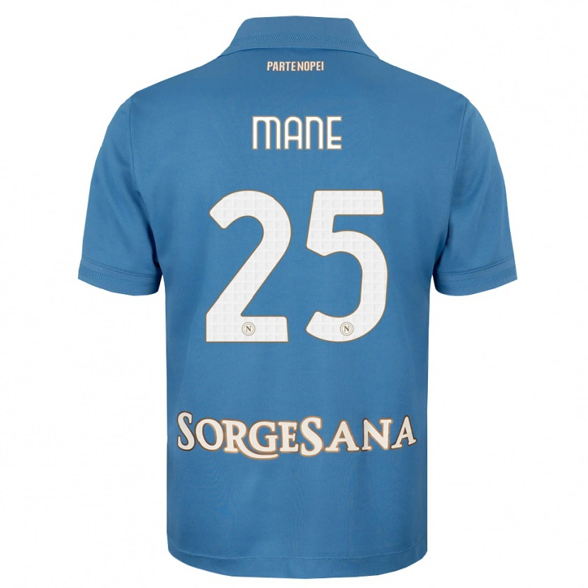 Danxen Donna Maglia Balla Mousa Mane #25 Blu Foschia Bianco Kit Gara Home 2026/27 Maglietta