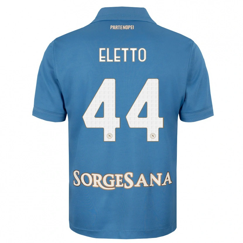 Danxen Donna Maglia Francesco Eletto #44 Blu Foschia Bianco Kit Gara Home 2026/27 Maglietta