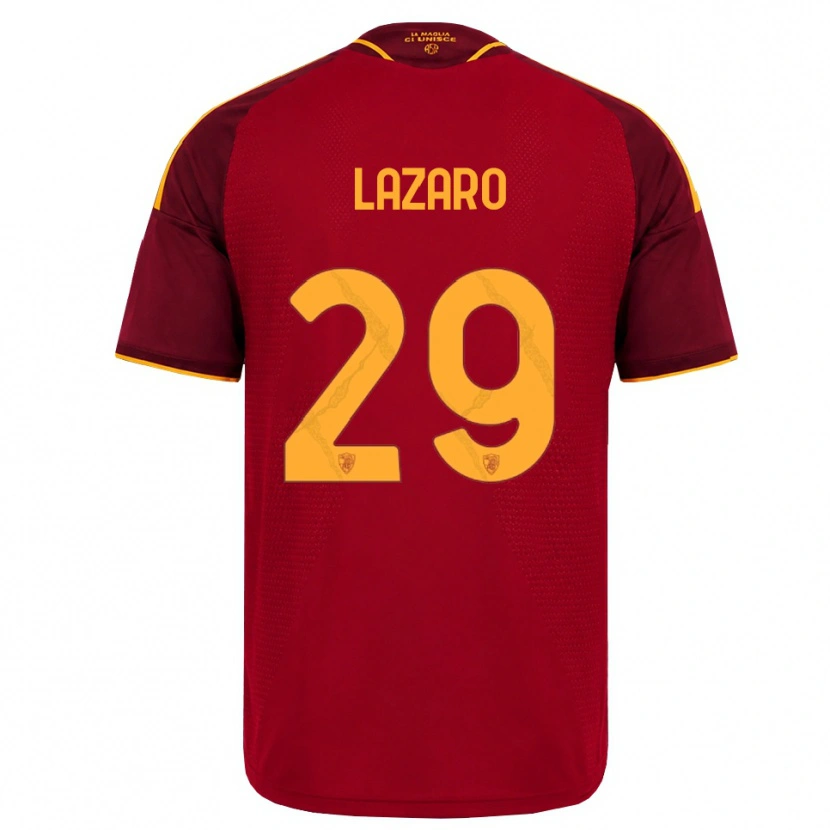 Danxen Donna Maglia Paloma Lazaro #29 Rosso Giallo Dorato Kit Gara Home 2026/27 Maglietta