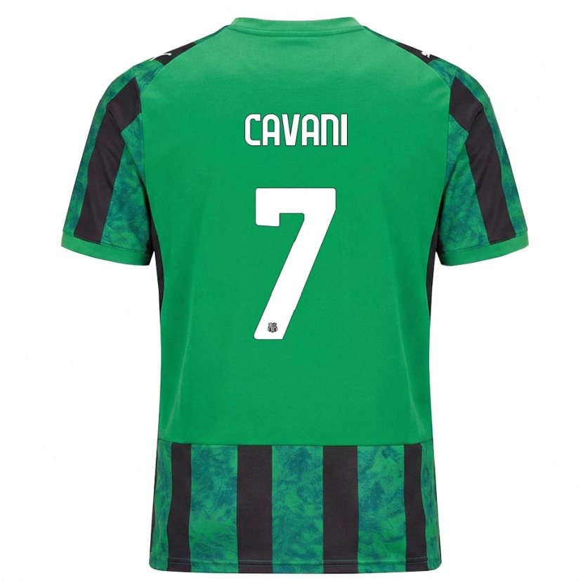 Danxen Donna Maglia Lorenzo Cavani #7 Verde Nero Bianco Kit Gara Home 2026/27 Maglietta
