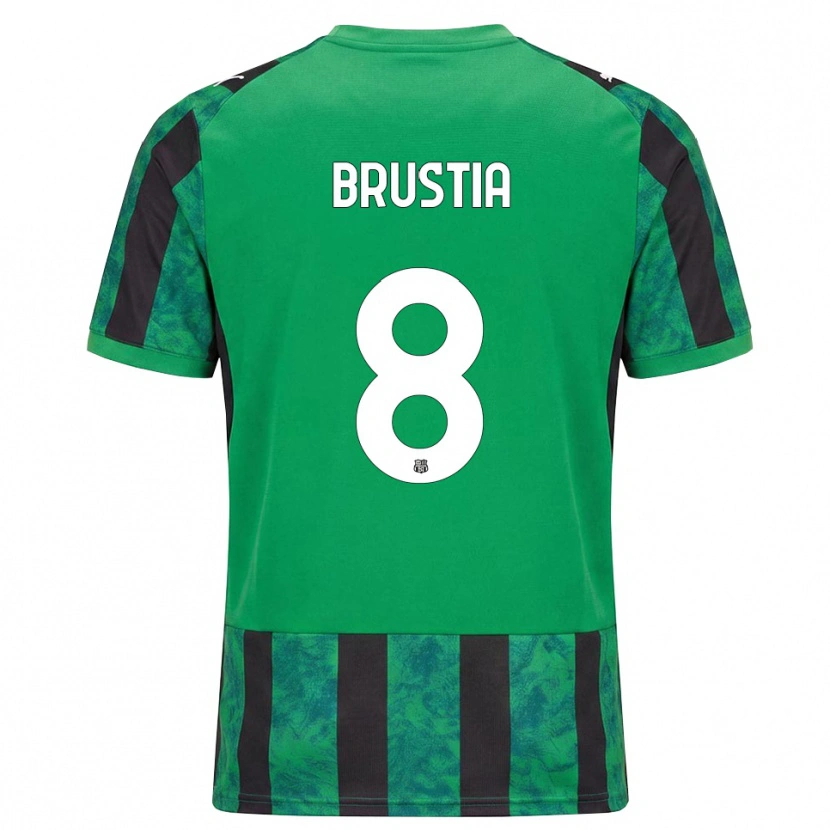 Danxen Donna Maglia Martina Brustia #8 Verde Nero Bianco Kit Gara Home 2026/27 Maglietta