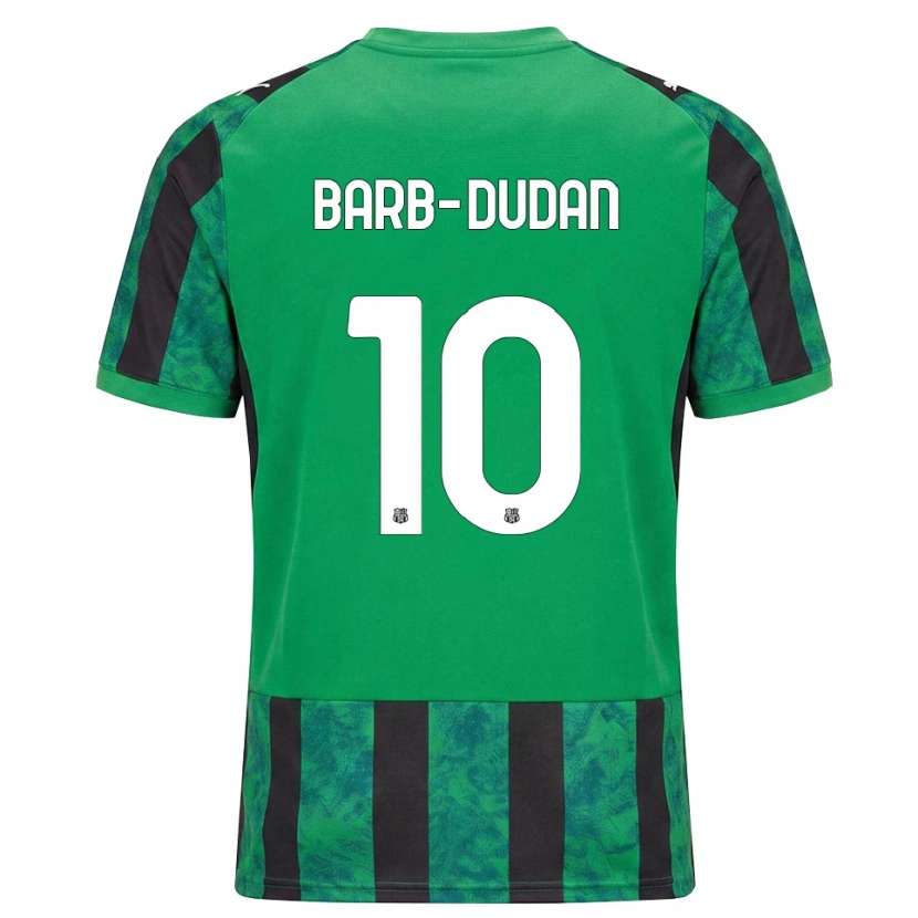 Danxen Donna Maglia Marco Barb-Dudan #10 Verde Nero Bianco Kit Gara Home 2026/27 Maglietta