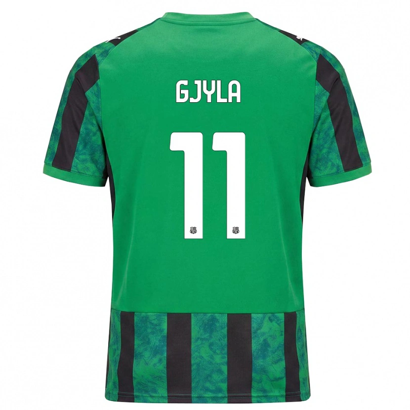 Danxen Donna Maglia Briajan Gjyla #11 Verde Nero Bianco Kit Gara Home 2026/27 Maglietta