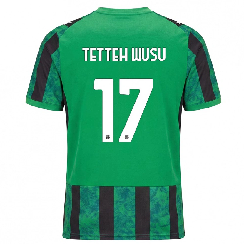 Danxen Donna Maglia Mattias Tetteh Wusu #17 Verde Nero Bianco Kit Gara Home 2026/27 Maglietta