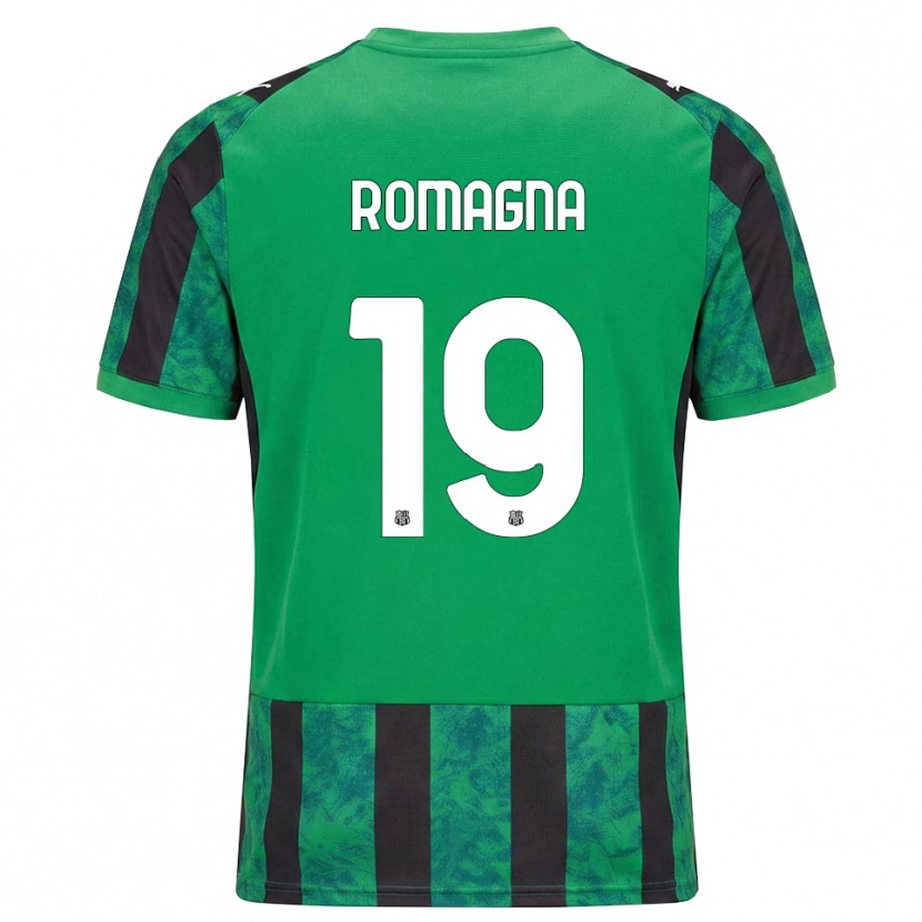 Danxen Donna Maglia Filippo Romagna #19 Verde Nero Bianco Kit Gara Home 2026/27 Maglietta