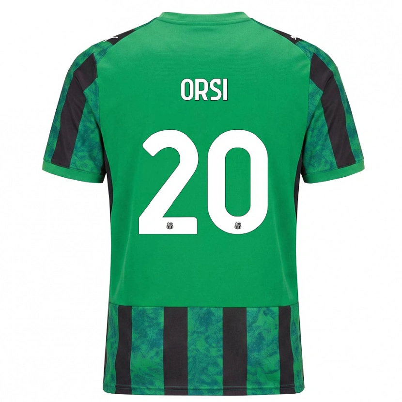 Danxen Donna Maglia Benedetta Orsi #20 Verde Nero Bianco Kit Gara Home 2026/27 Maglietta