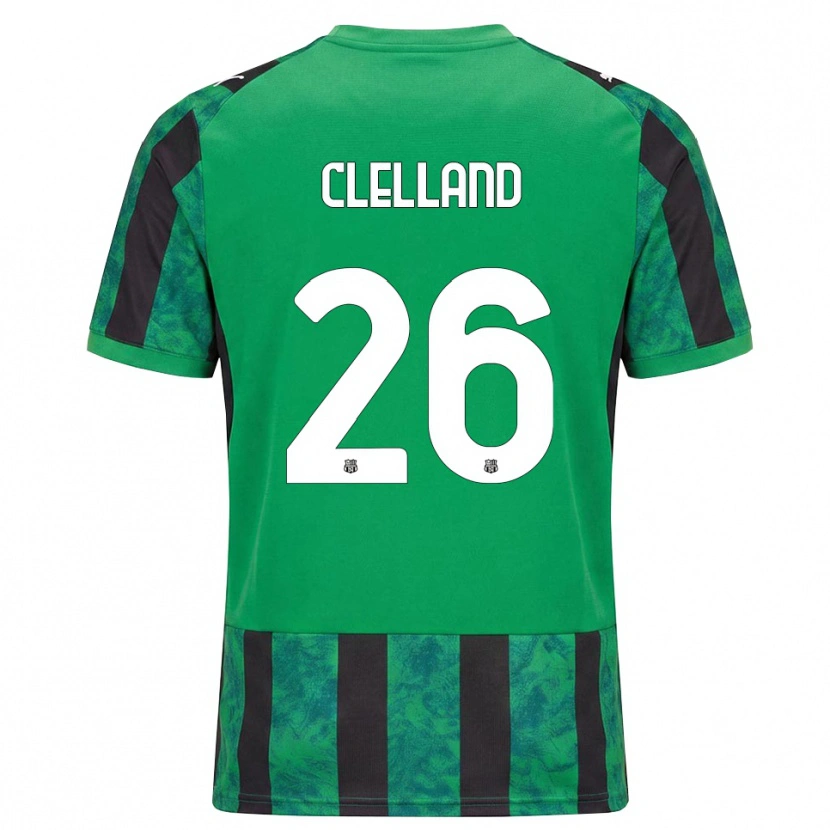 Danxen Donna Maglia Lana Clelland #26 Verde Nero Bianco Kit Gara Home 2026/27 Maglietta