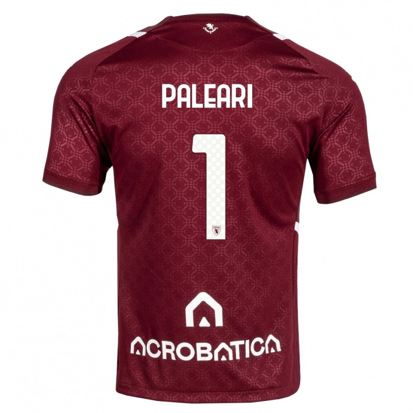Danxen Donna Maglia Alberto Paleari #1 Borgogna Bianco Kit Gara Home 2026/27 Maglietta