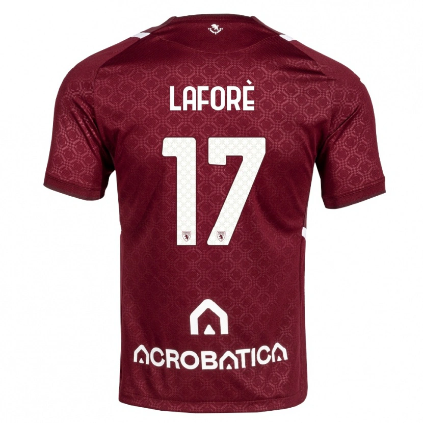 Danxen Donna Maglia Bladis Laforè #17 Borgogna Bianco Kit Gara Home 2026/27 Maglietta