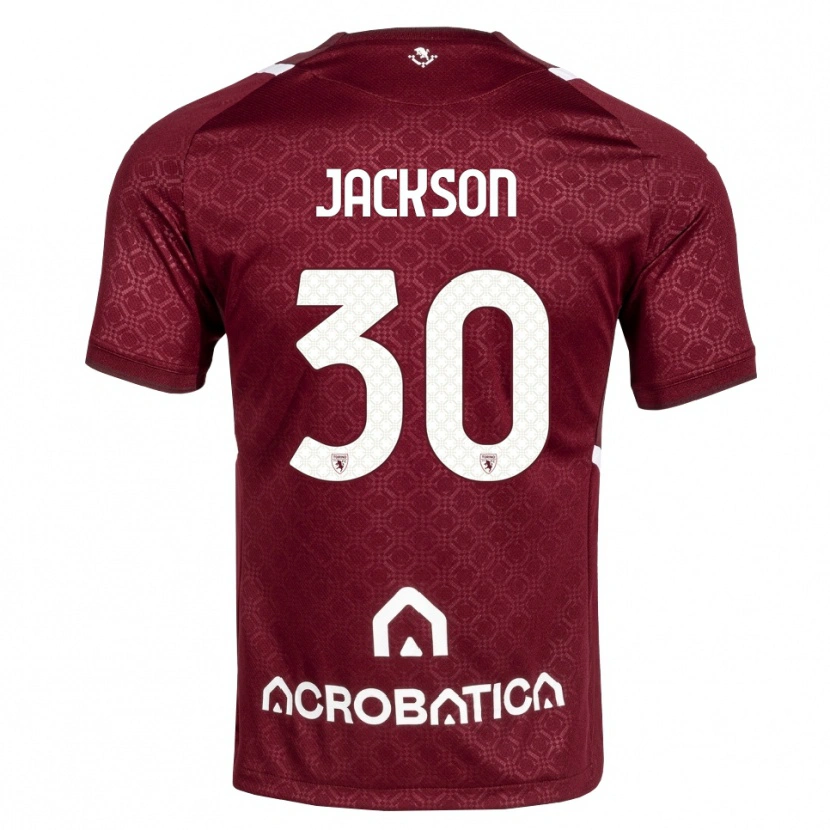 Danxen Donna Maglia Michael Jackson #30 Borgogna Bianco Kit Gara Home 2026/27 Maglietta
