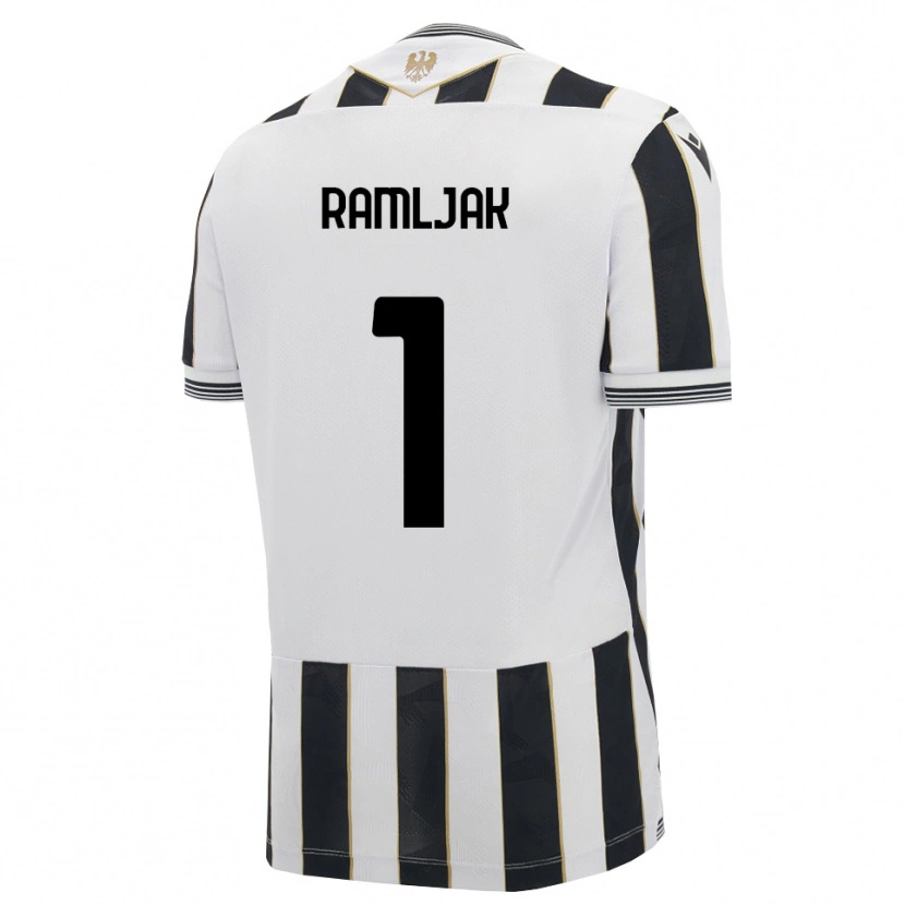 Danxen Donna Maglia Emanuel Ramljak #1 Nero Bianco Rosa Kit Gara Home 2026/27 Maglietta