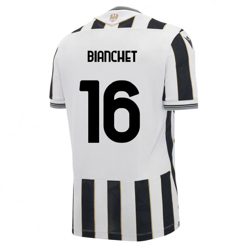 Danxen Donna Maglia Alessandro Bianchet #16 Nero Bianco Rosa Kit Gara Home 2026/27 Maglietta