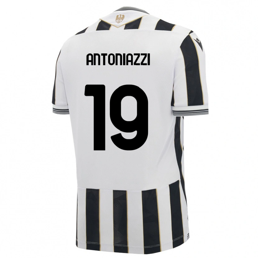 Danxen Donna Maglia Samuele Antoniazzi #19 Nero Bianco Rosa Kit Gara Home 2026/27 Maglietta
