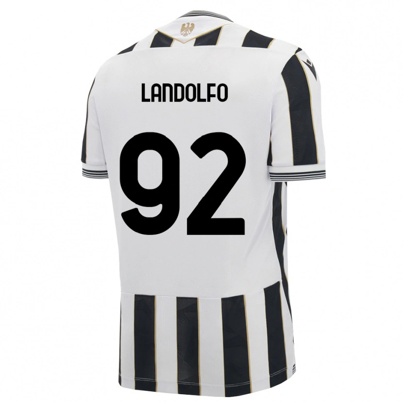 Danxen Donna Maglia Tommaso Landolfo #92 Nero Bianco Rosa Kit Gara Home 2026/27 Maglietta