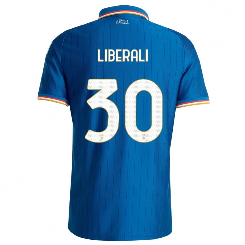 Danxen Donna Maglia Mattia Liberali #30 Blu Bianco Rosso Kit Gara Home 2026/27 Maglietta