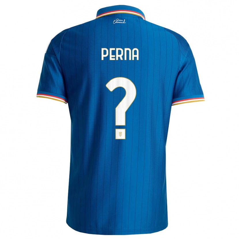Danxen Donna Maglia Davide Perna #0 Blu Bianco Rosso Kit Gara Home 2026/27 Maglietta