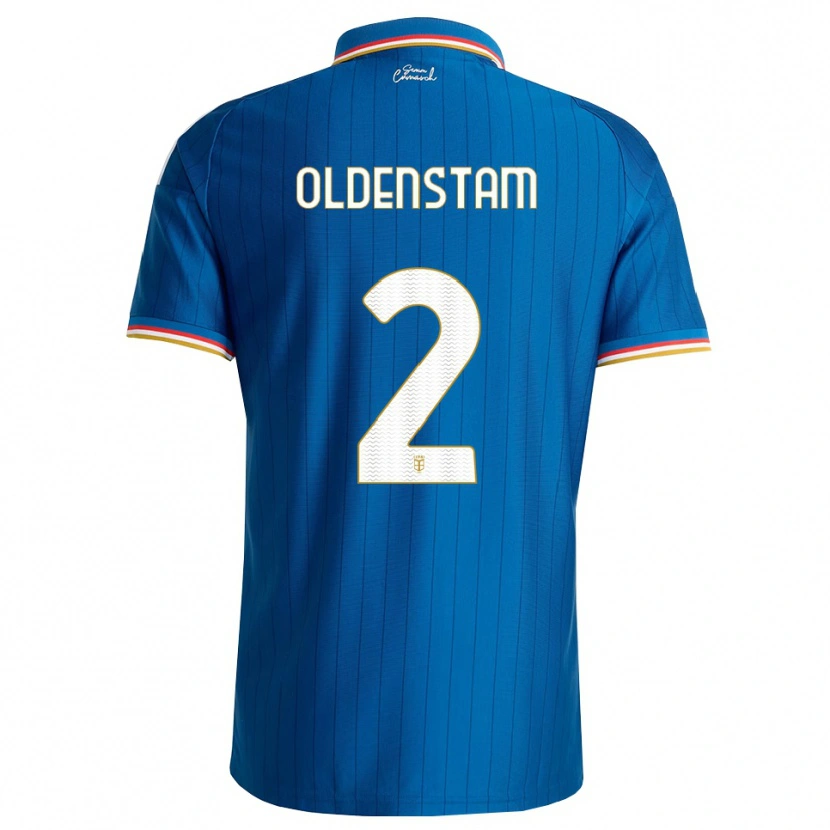 Danxen Donna Maglia Lyfe Oldenstam #2 Blu Bianco Rosso Kit Gara Home 2026/27 Maglietta
