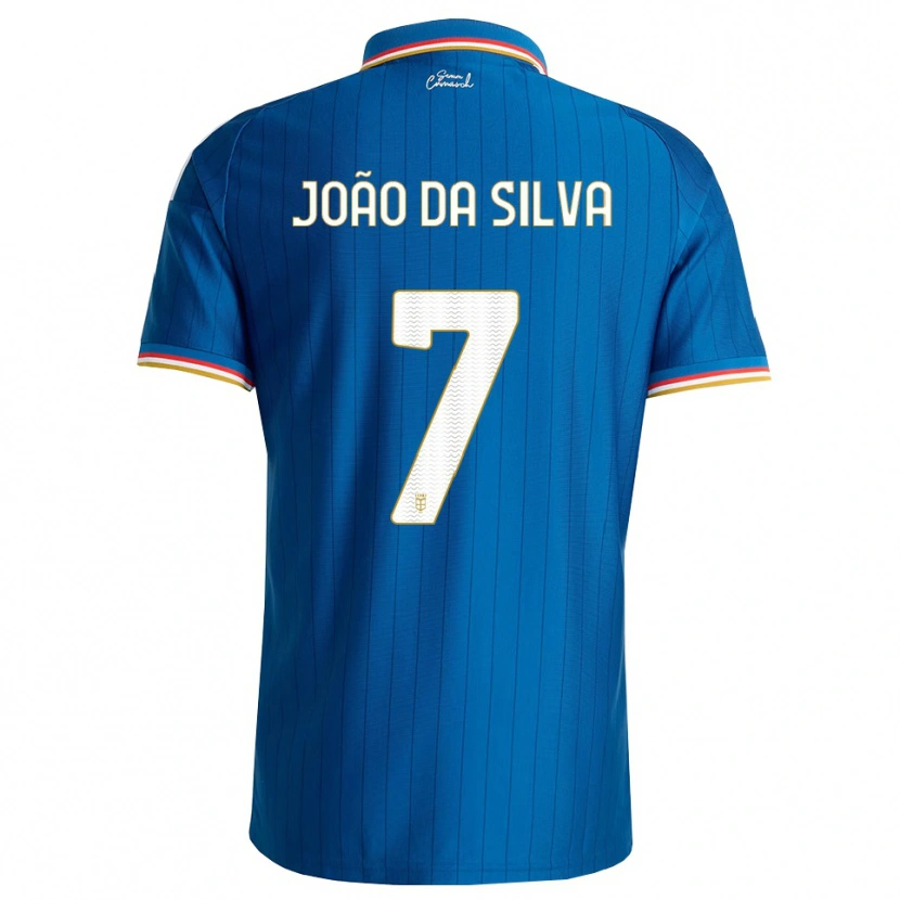 Danxen Donna Maglia Miguel Silva #7 Blu Bianco Rosso Kit Gara Home 2026/27 Maglietta