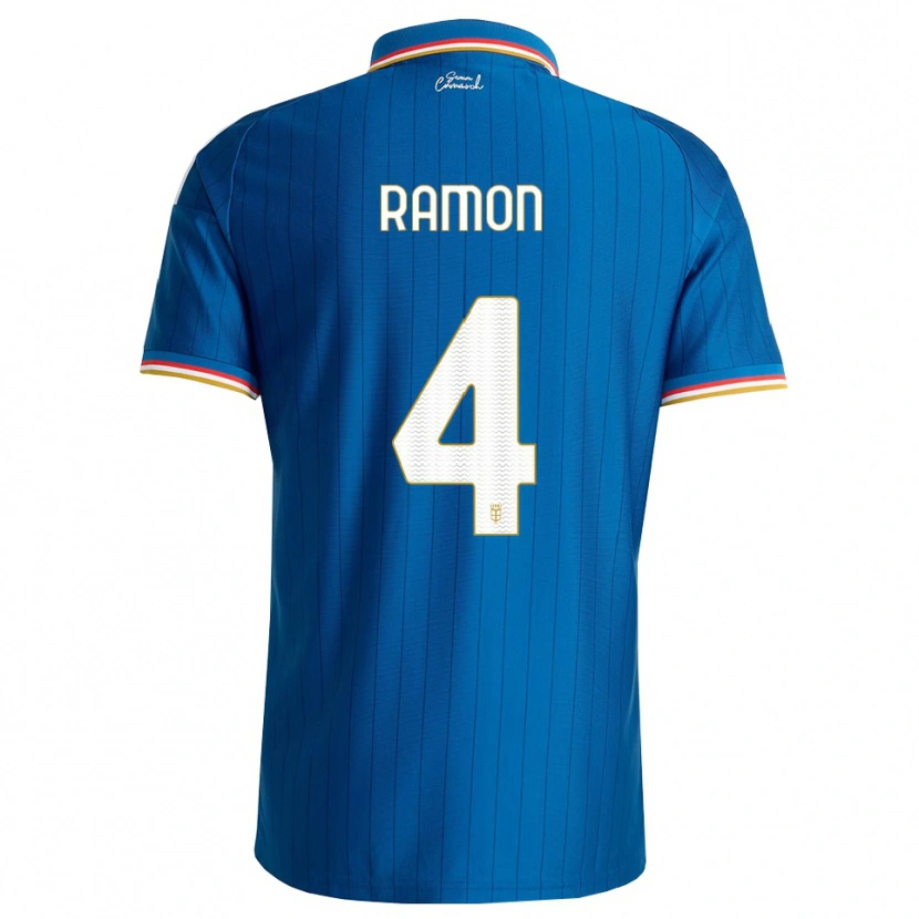 Danxen Donna Maglia Jacobo Ramón #4 Blu Bianco Rosso Kit Gara Home 2026/27 Maglietta