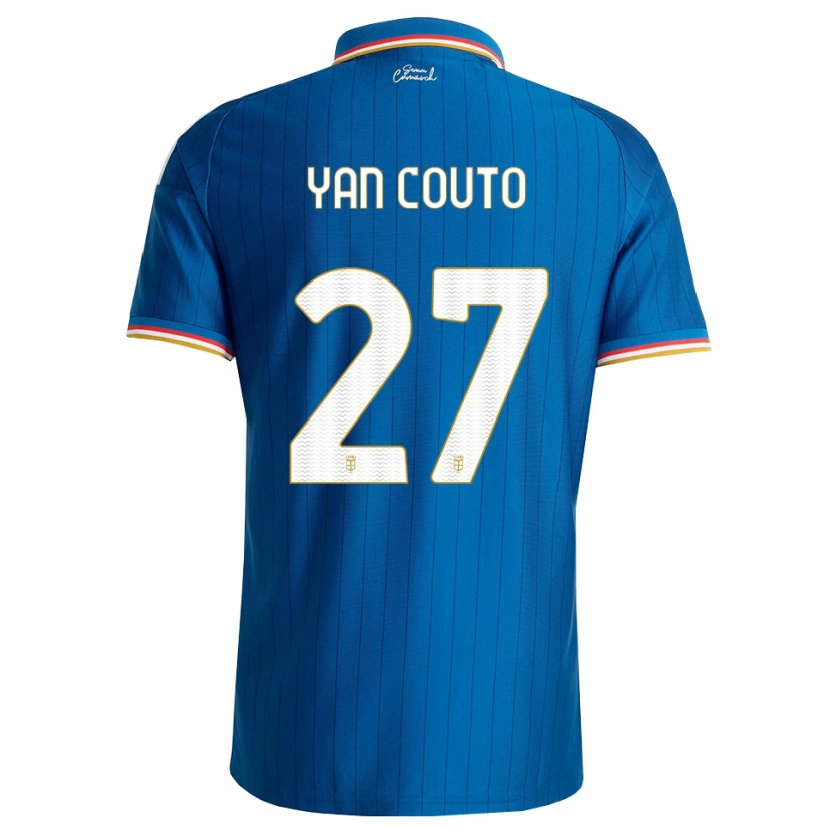 Danxen Donna Maglia Yan Couto #27 Blu Bianco Rosso Kit Gara Home 2026/27 Maglietta