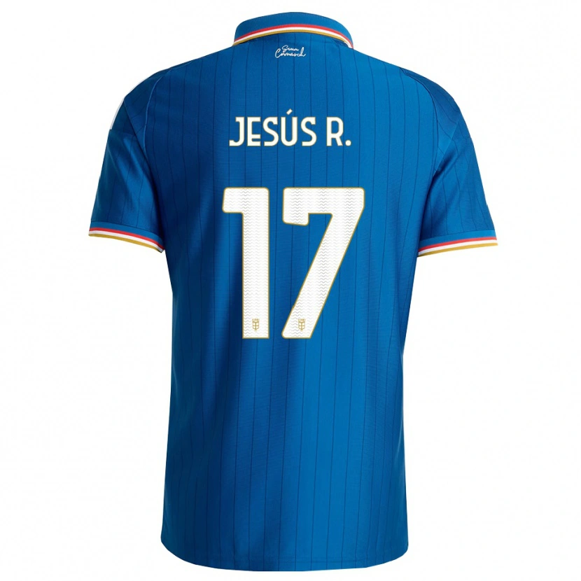 Danxen Donna Maglia Jesús Rodríguez #17 Blu Bianco Rosso Kit Gara Home 2026/27 Maglietta