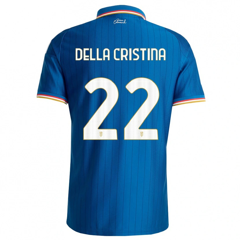Danxen Donna Maglia Stefano Della Cristina #22 Blu Bianco Rosso Kit Gara Home 2026/27 Maglietta