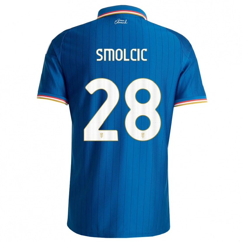Danxen Donna Maglia Ivan Smolcic #28 Blu Bianco Rosso Kit Gara Home 2026/27 Maglietta