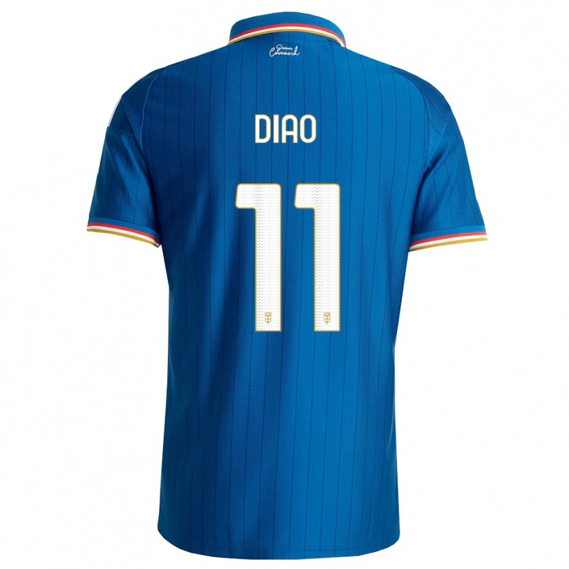 Danxen Donna Maglia Assane Diao #11 Blu Bianco Rosso Kit Gara Home 2026/27 Maglietta