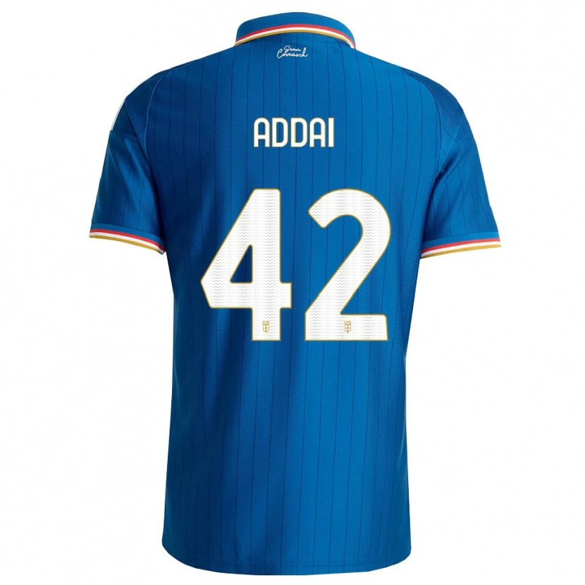 Danxen Donna Maglia Jayden Addai #42 Blu Bianco Rosso Kit Gara Home 2026/27 Maglietta